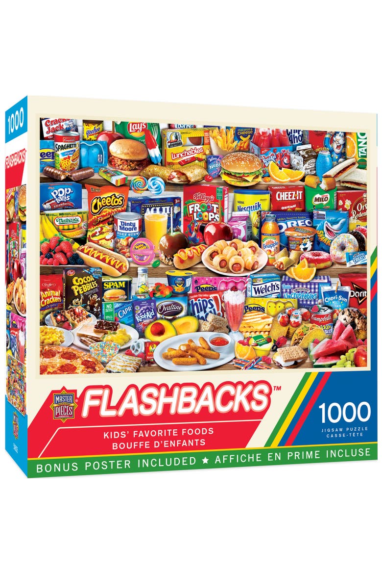 Kids Favorite Foods 1000 Piece Puzzle, Main, color, Multicolor