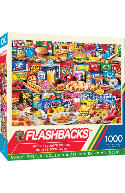 Kids Favorite Foods 1000 Piece Puzzle