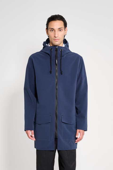 Stockholm Patch Matte Raincoat