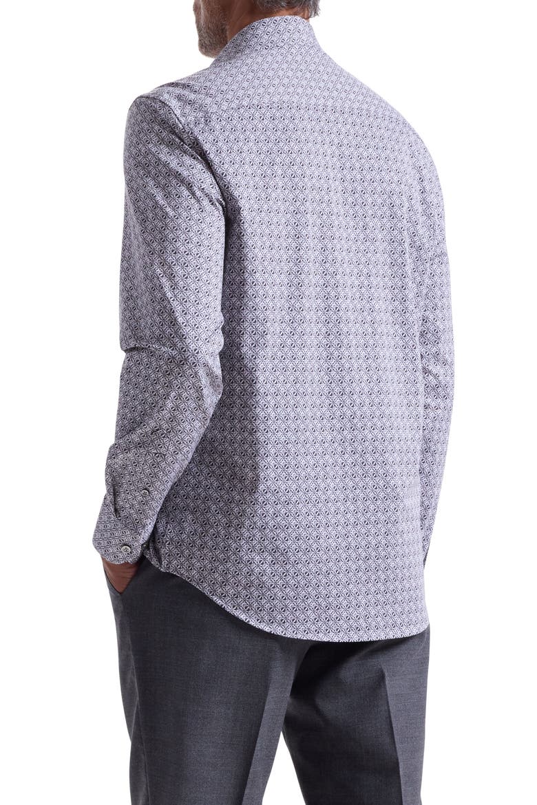 Jimmy OoohCotton® Floral Button-Up Shirt, Alternate, color, ZINC