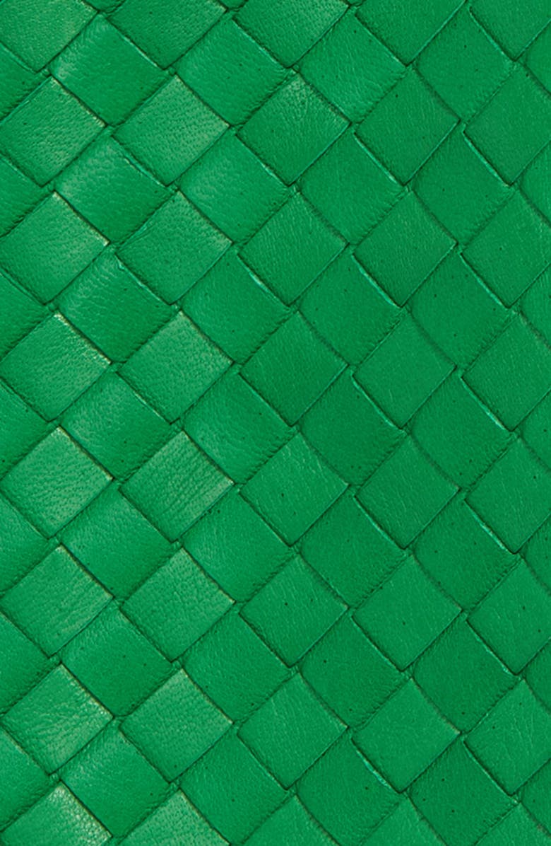 Bottega Veneta Intrecciato Leather Gloves, Alternate, color, 