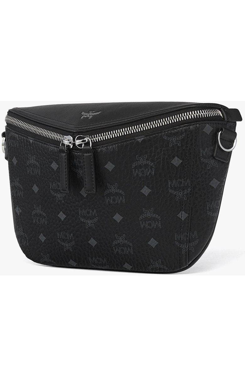 MCM Small Diamant 3D Crossbody in Visetos Leather Mix, Alternate, color, Bk