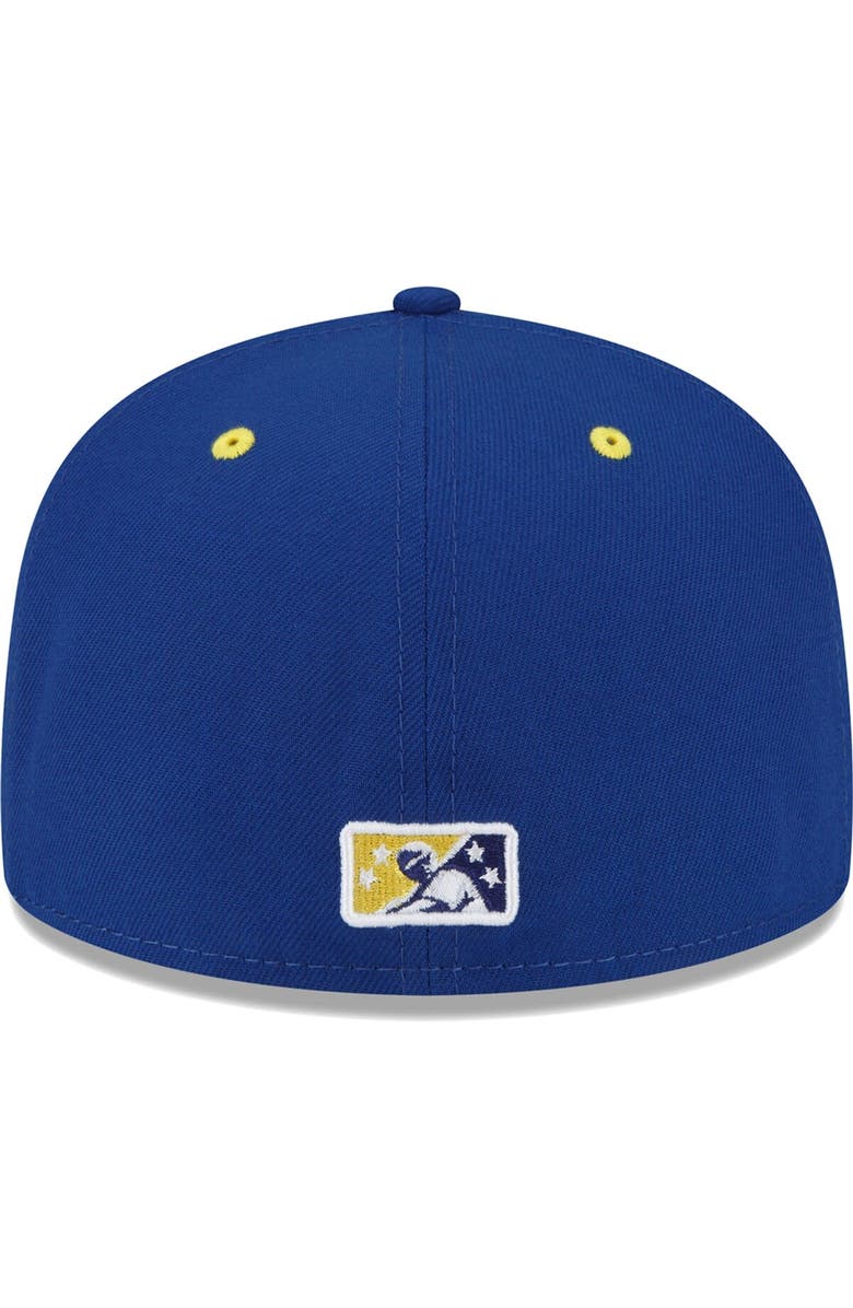 New Era Men's New Era Blue Lynchburg Hillcats Copa De La Diversion 59FIFTY Fitted Hat, Alternate, color, Blue