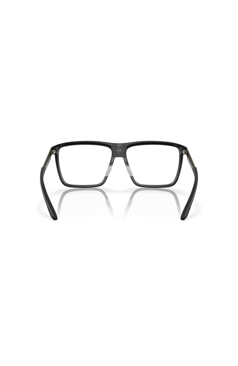 Costa 57mm Rectangle optical glasses, Alternate, color, Black