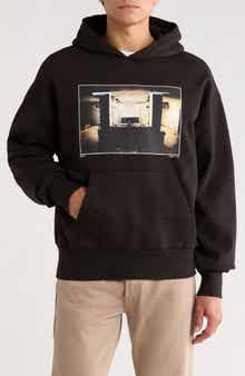 BOILER ROOM Lights On Oversize Photo Graphic Hoodie