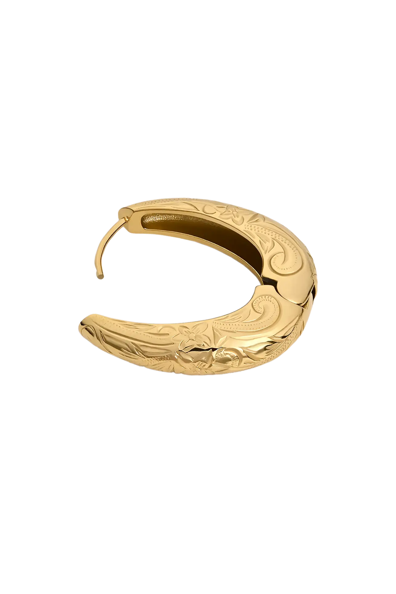 Daphne Bella Earrings, Alternate, color, Gold