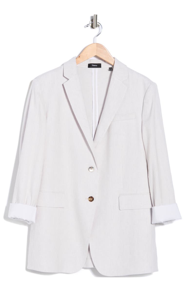Theory Two-Button Blazer, Main, color, Pearl