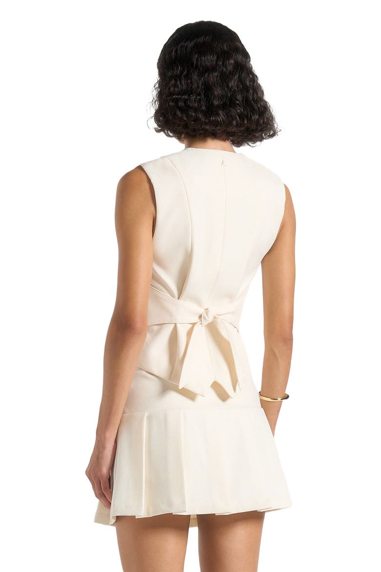 Christine Tailored Cinch Waistcoat, Alternate, color, Off White