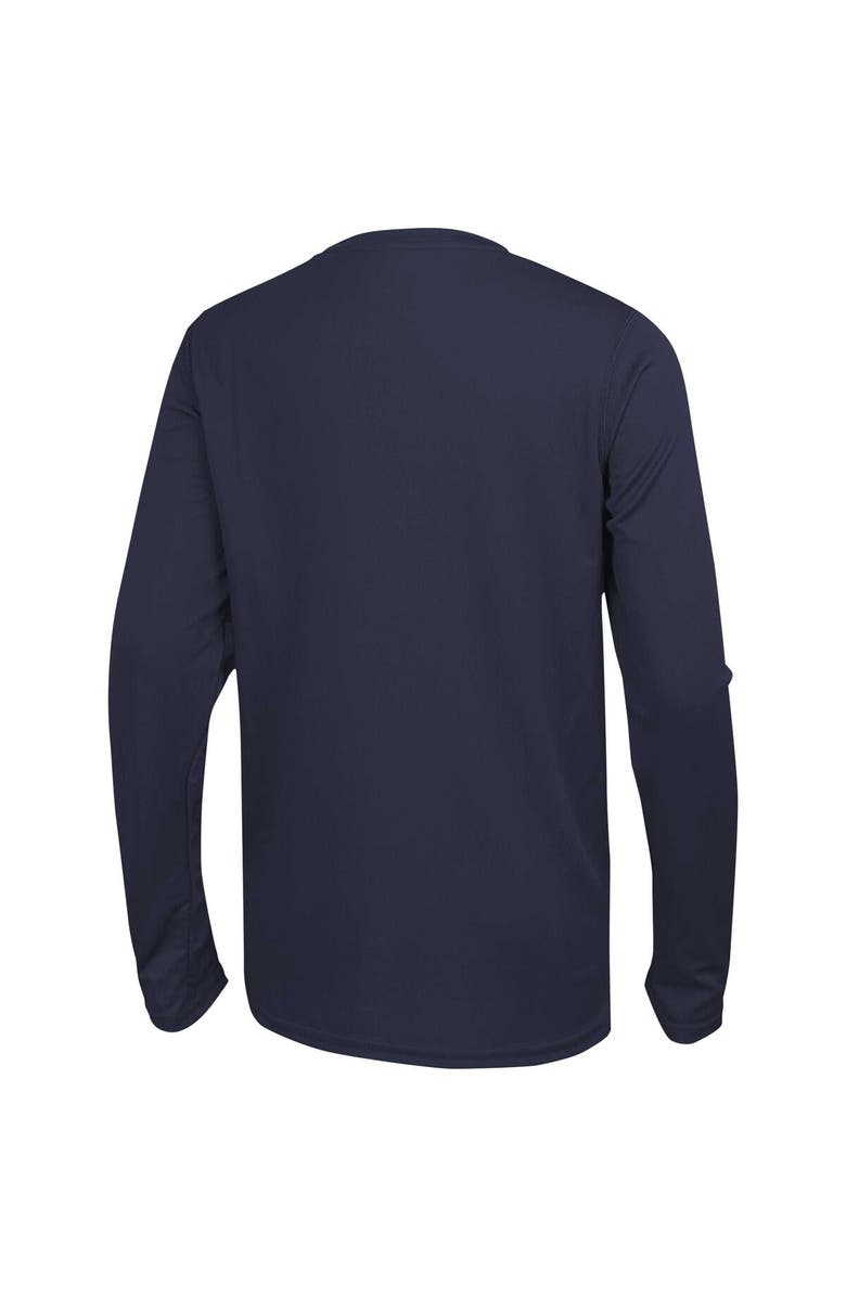 Outerstuff Men's Navy New England Patriots Side Drill Long Sleeve T-Shirt, Alternate, color, Navy