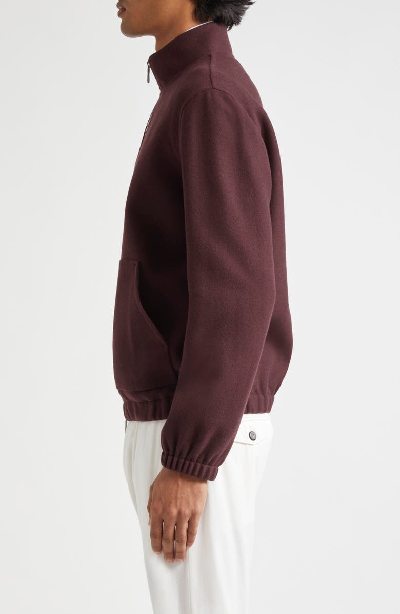 Eleventy Wool Double Face Jacket, Alternate, color, Barolo