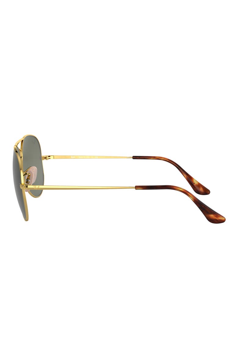 Blue Light Blocking 62mm Oversize Aviator Everglasses, Alternate, color, GREEN