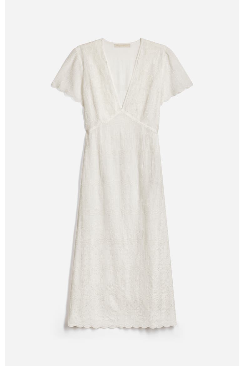 Helena V-Neck Maxi Dress, Alternate, color, Ecru