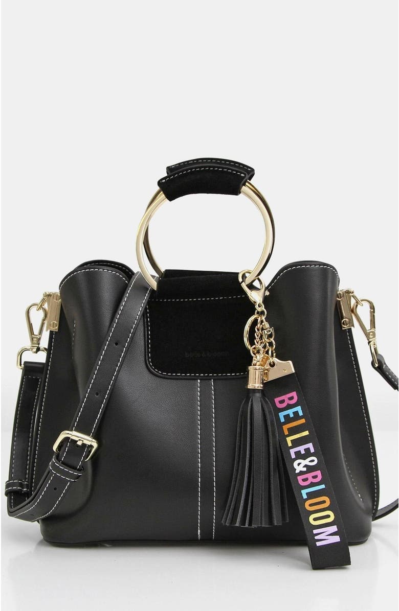 Belle & Bloom Twilight Leather Cross Body Bag, Main, color, Black