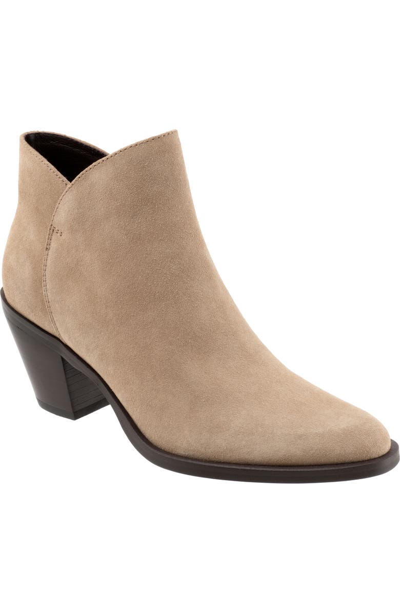 EOS FOOTWEAR Ellie Bootie, Main, color, Taupe Suede