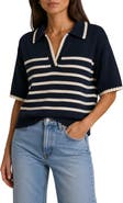 Nanette Lepore Stripe Polo Sweater