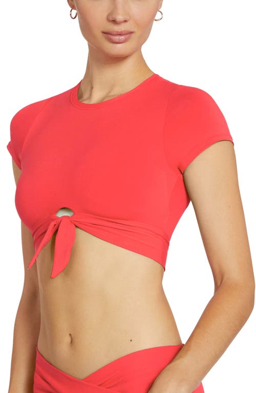 Robin Piccone Ava Knot Front Tee Bikini Top