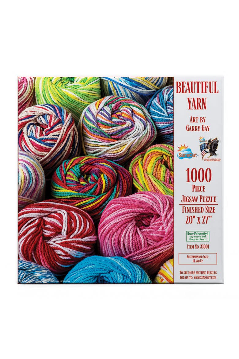 Beautiful Yarn 1000 piece Jigsaw Puzzle for Adults, Alternate, color, Multicolor