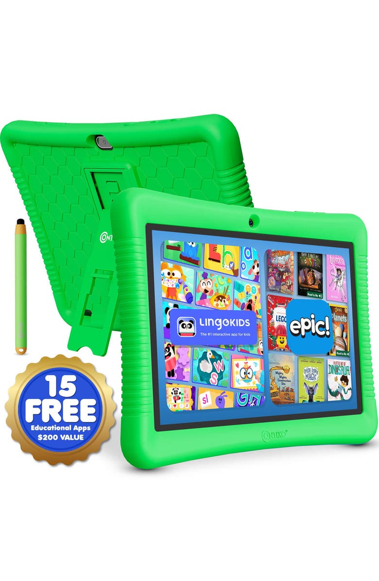 CONTIXO 10" Android Kids Tablet Featuring Disney E-Books, Main, color, Green