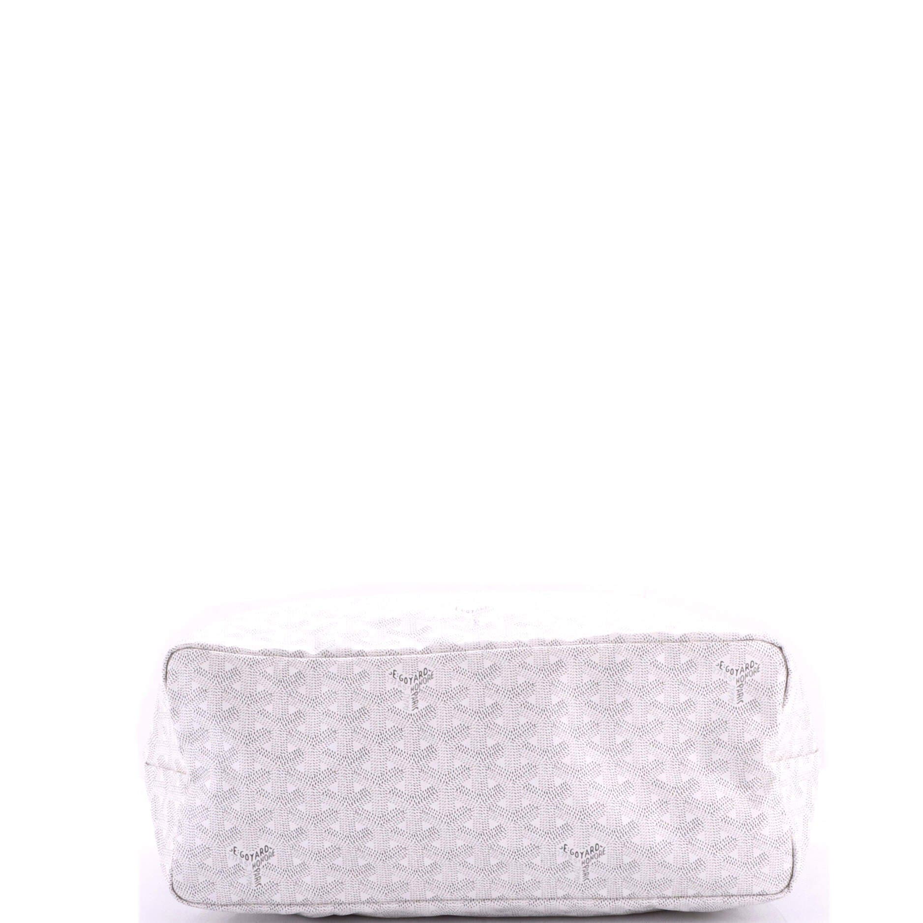 Saint Louis Tote Coated Canvas PM, Alternate, color, White