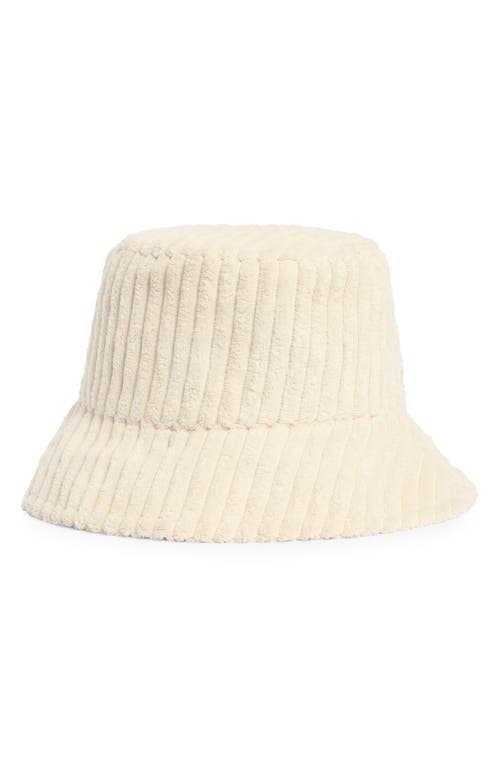 Area Stars Corduroy Bucket Hat In Neutral
