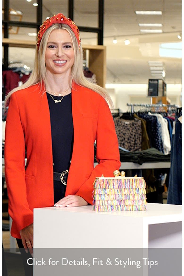 Carlita Carvinale Fringe Clutch video