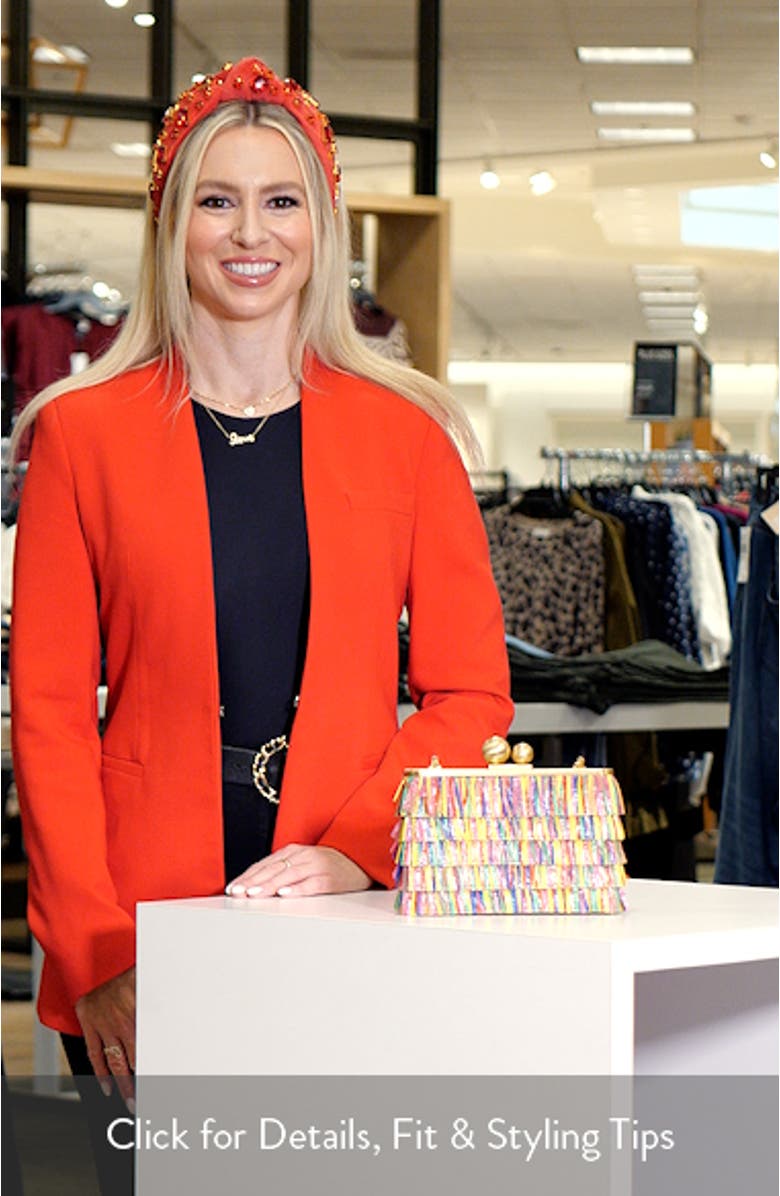 Carlita Carvinale Fringe Clutch, sales video thumbnail