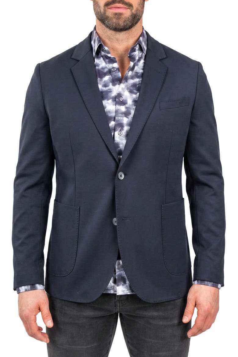 Descartes Unconstructed Blazer, Main, color, BLACK
