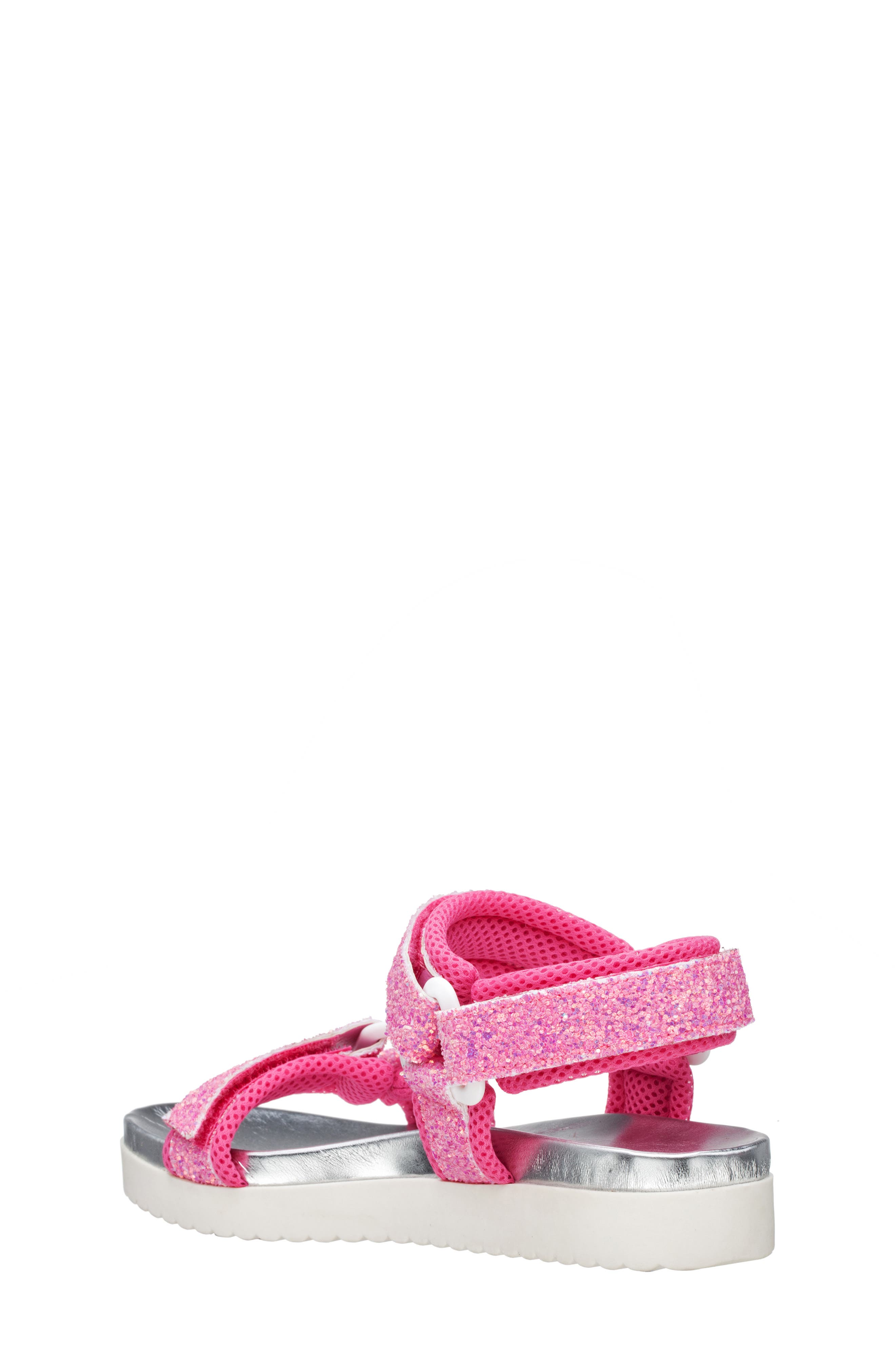Nina Kids' Anjelita Sandal, Alternate, color, Pink Chunky Glitter