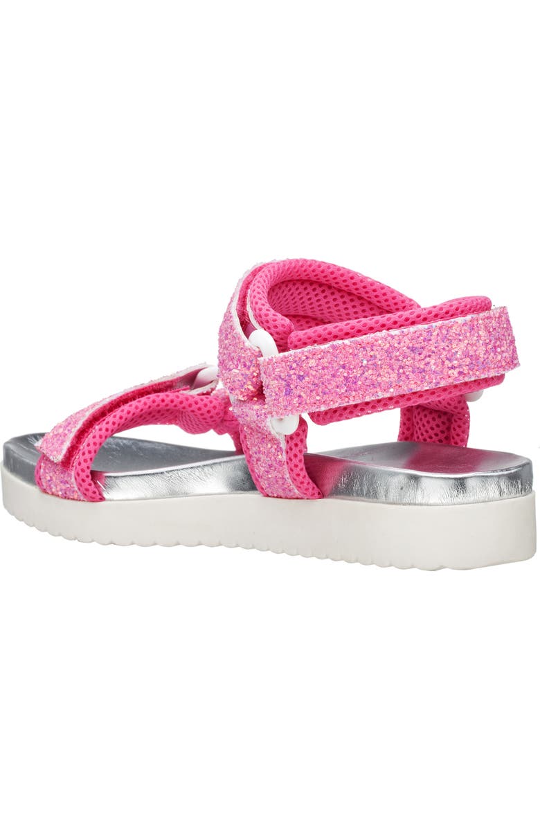 Nina Kids' Anjelita Sandal, Alternate, color, Pink Chunky Glitter