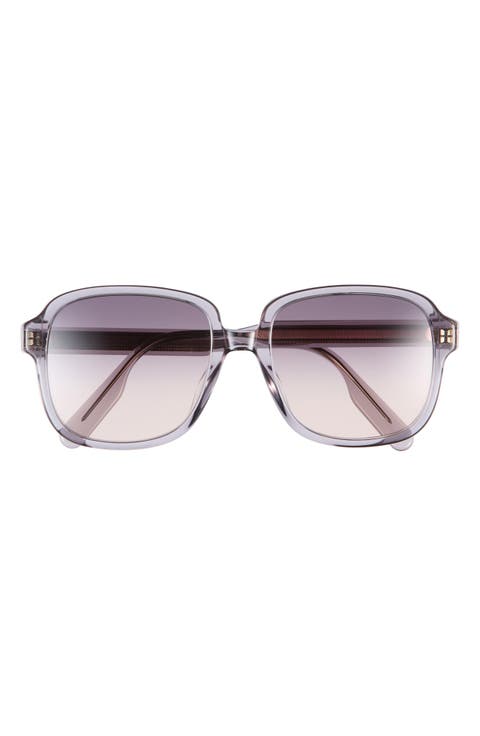 Dioribbon S1I 54mm Gradient Square Sunglasses