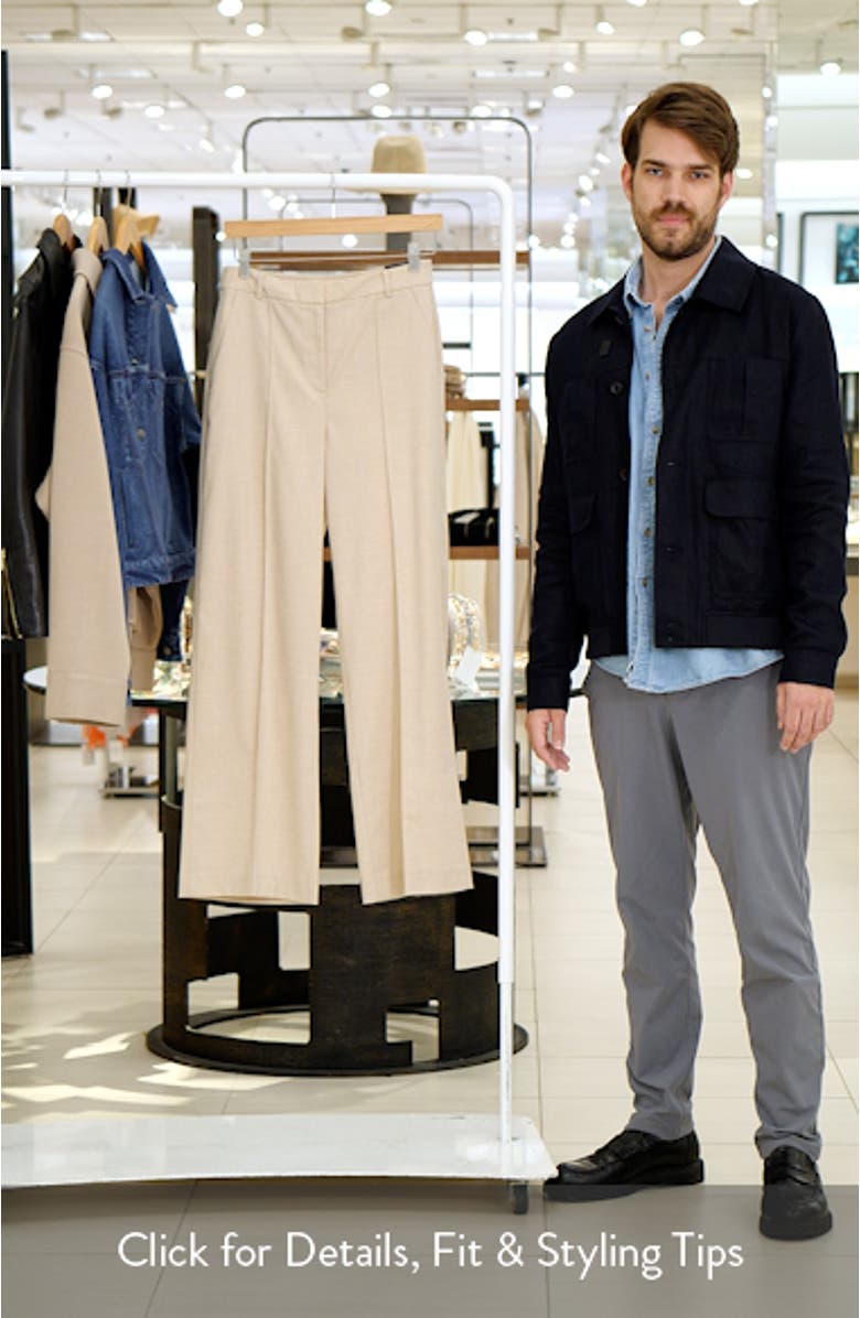 Pintuck Pleat Wide Leg Pants, sales video thumbnail