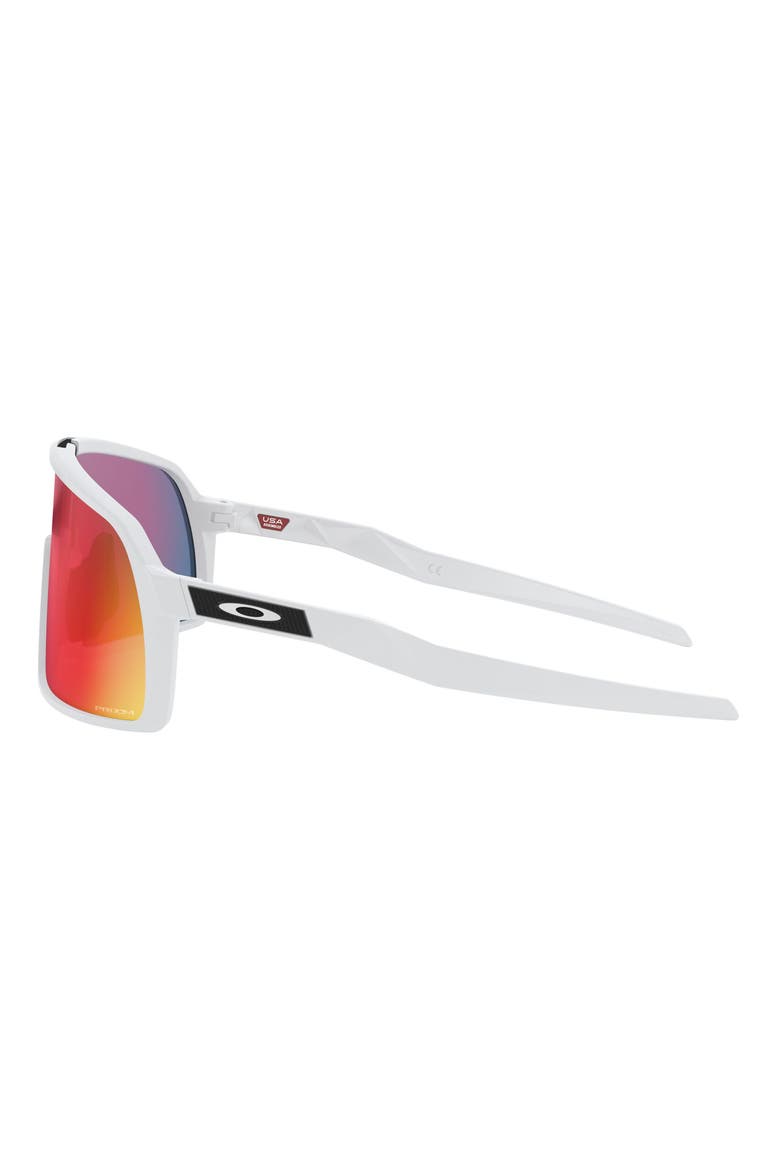 Sutro S 128mm Prizm™ Wrap Shield Sunglasses, Alternate, color, WHITE