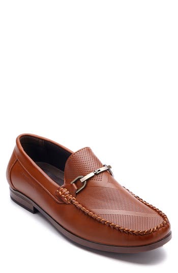 Aston Marc Bit Loafer In Tan