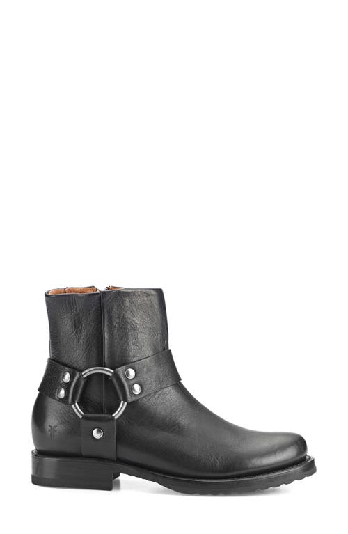 Frye Veronica Harness Moto Bootie In Black - Pallio