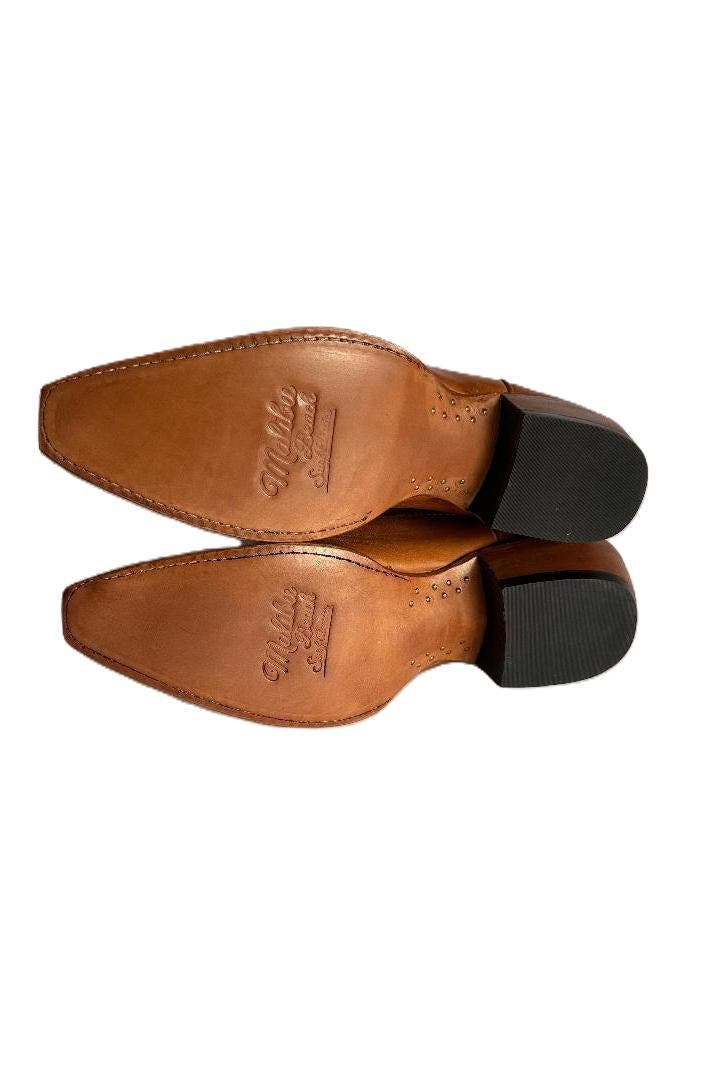 Malibu Beach Women's Premium Western Leather Boots Loni, Alternate, color, Brown