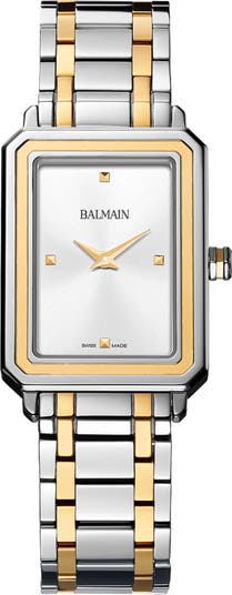 Eirini Two-Tone Bracelet Watch, 25mm x 33mm