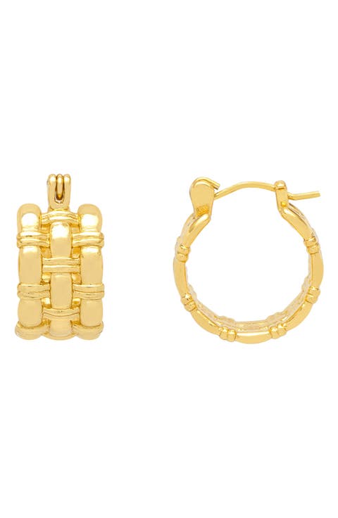 Woven Hoop Earrings