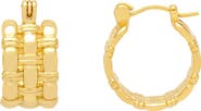 Estella Bartlett Woven Hoop Earrings