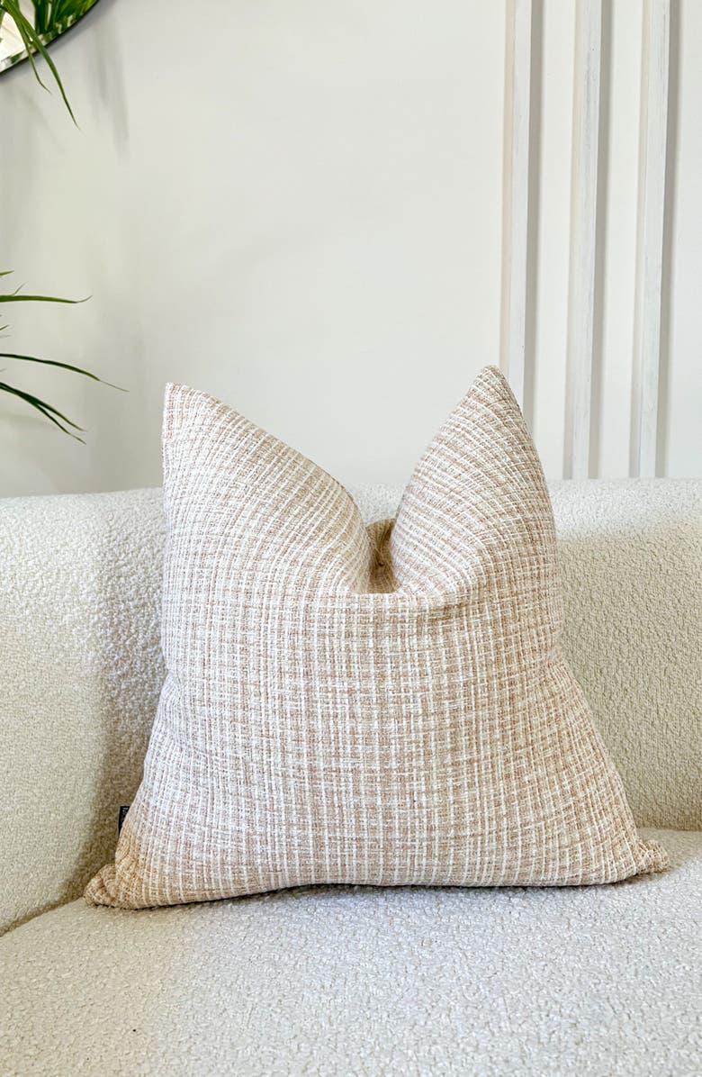 MODISH DECOR PILLOWS Tweed Pillow Cover, Alternate, color, White Tones