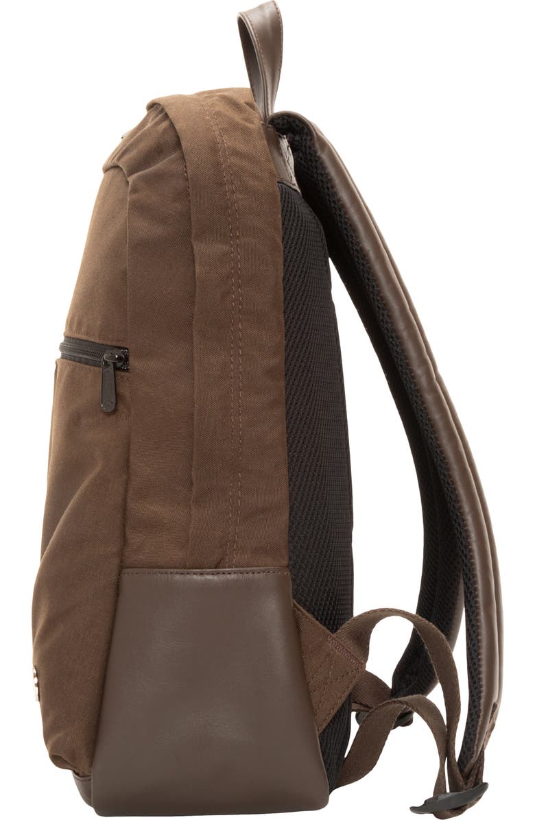 Token Waxed Nylon Woodhaven Backpack, Alternate, color, Dark Brown