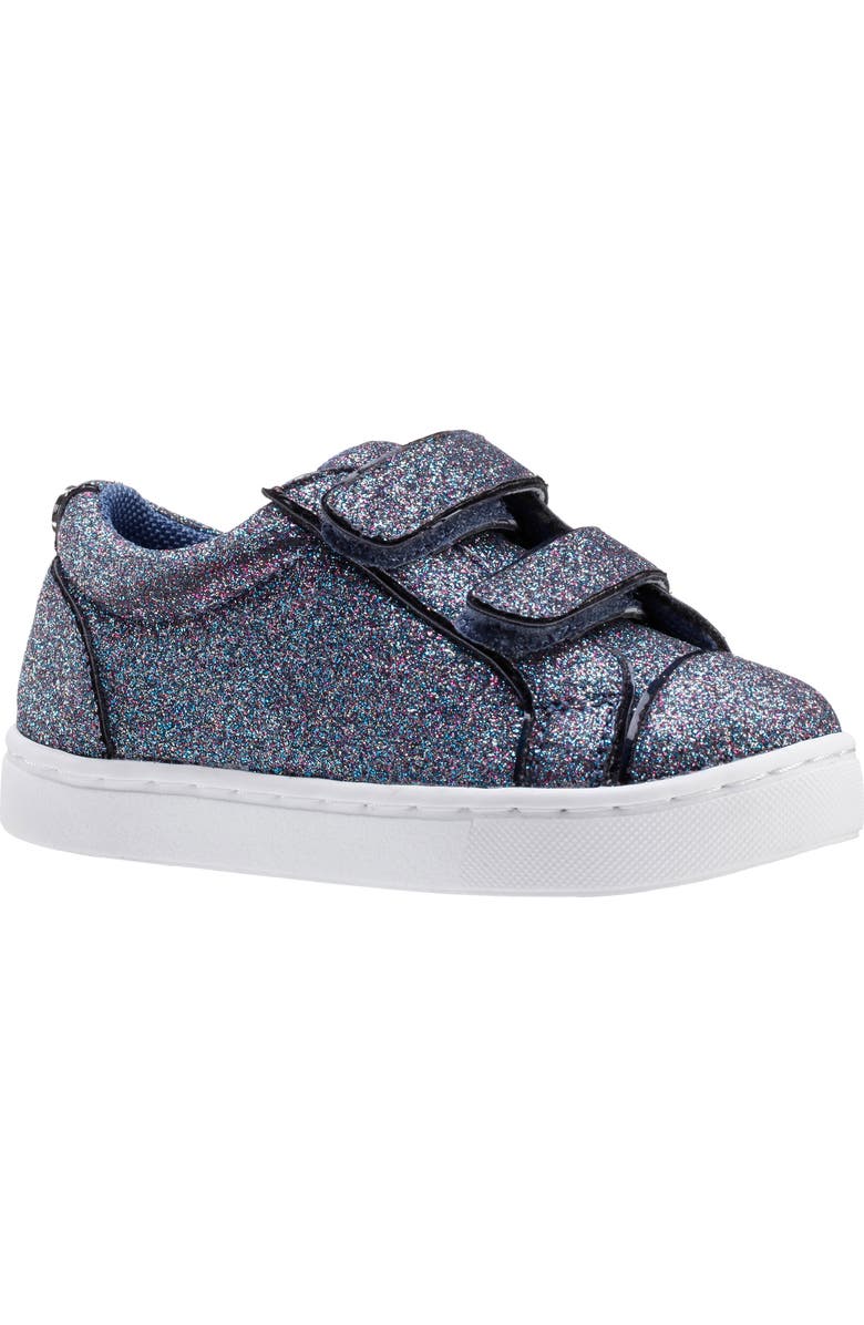 Nina Kids' Metallic Sneaker, Main, color, Navglt
