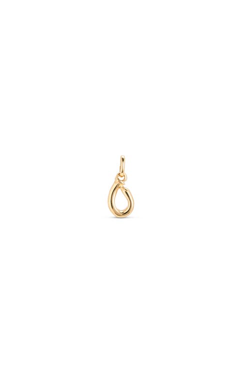 UNODE50 18K Gold-Plated Letter O Charm at Nordstrom