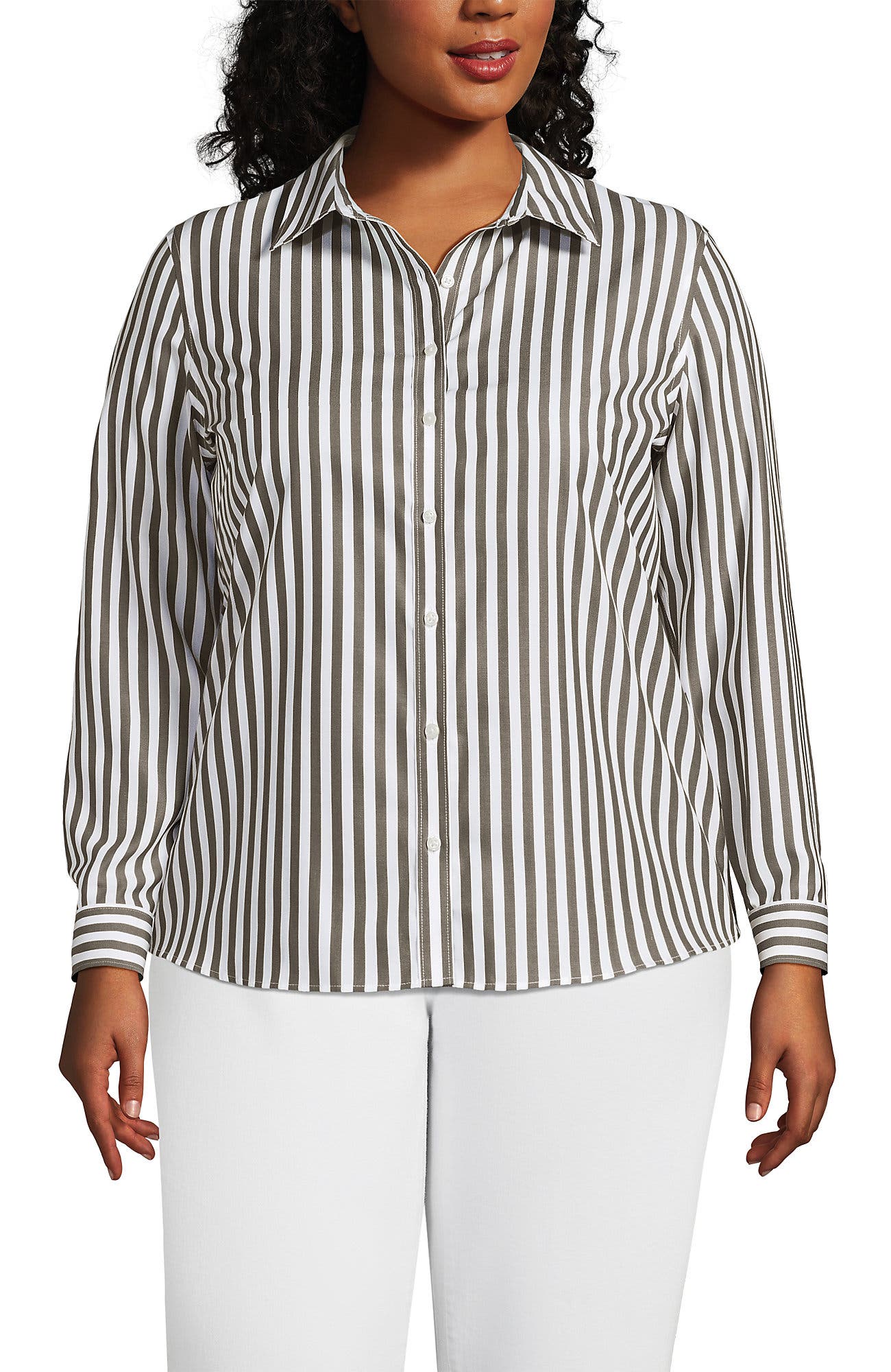 Olive Drab/White Stripe