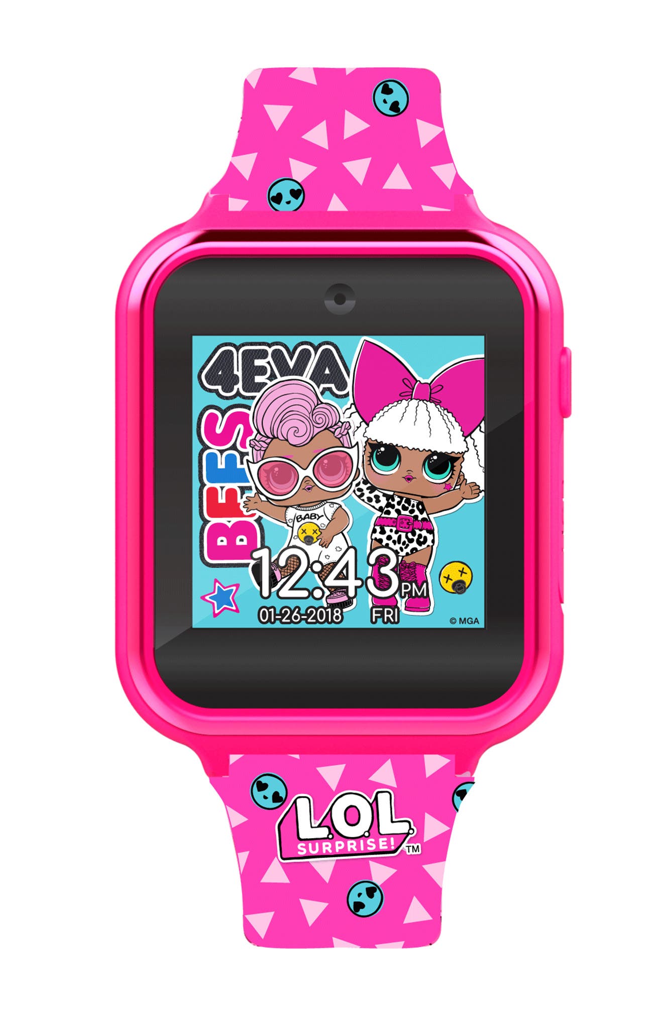 Accutime Kids L.O.L Surprise! iTime Interactive Smart Watch, 38mm x 44 ...