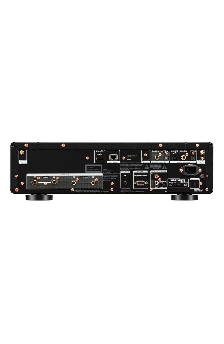Marantz CD 50n High-Resolution Network Digital Audio and CD Player, Alternate, color, Black