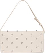 BCBG Rhinestone Faux Leather Shoulder Bag