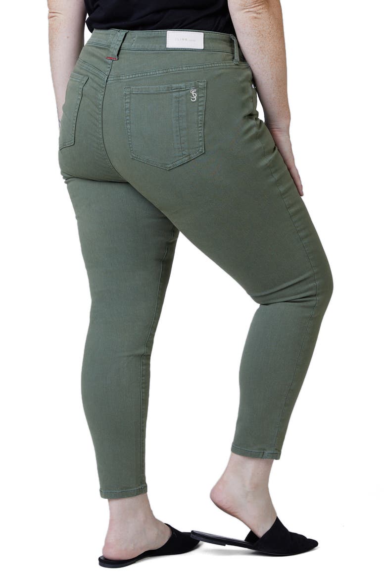 Denim Leggings, Alternate, color, PINE