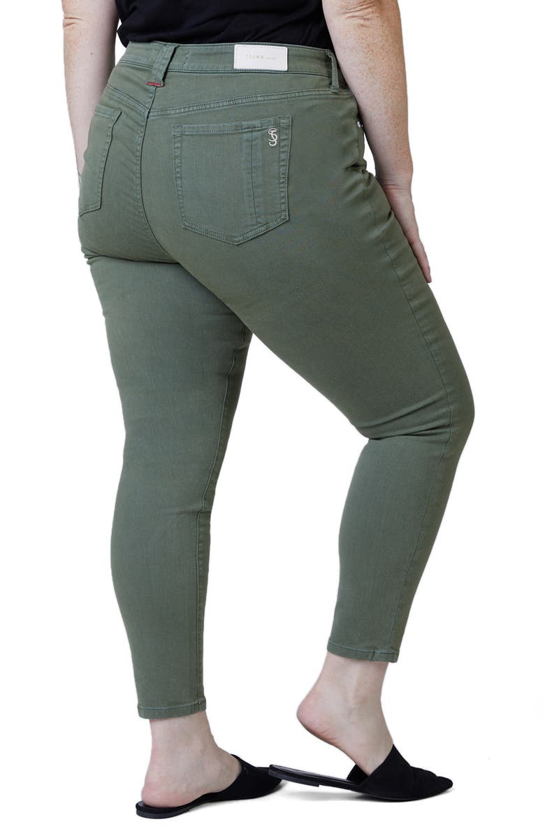 SLINK Jeans Denim Leggings, Alternate, color, Pine