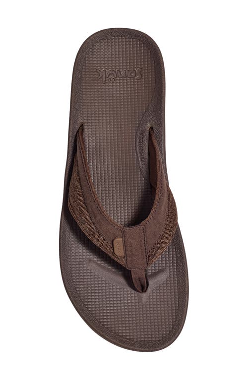 Sanuk Cosmic Seas Water Friendly Flip Flop In Transparent