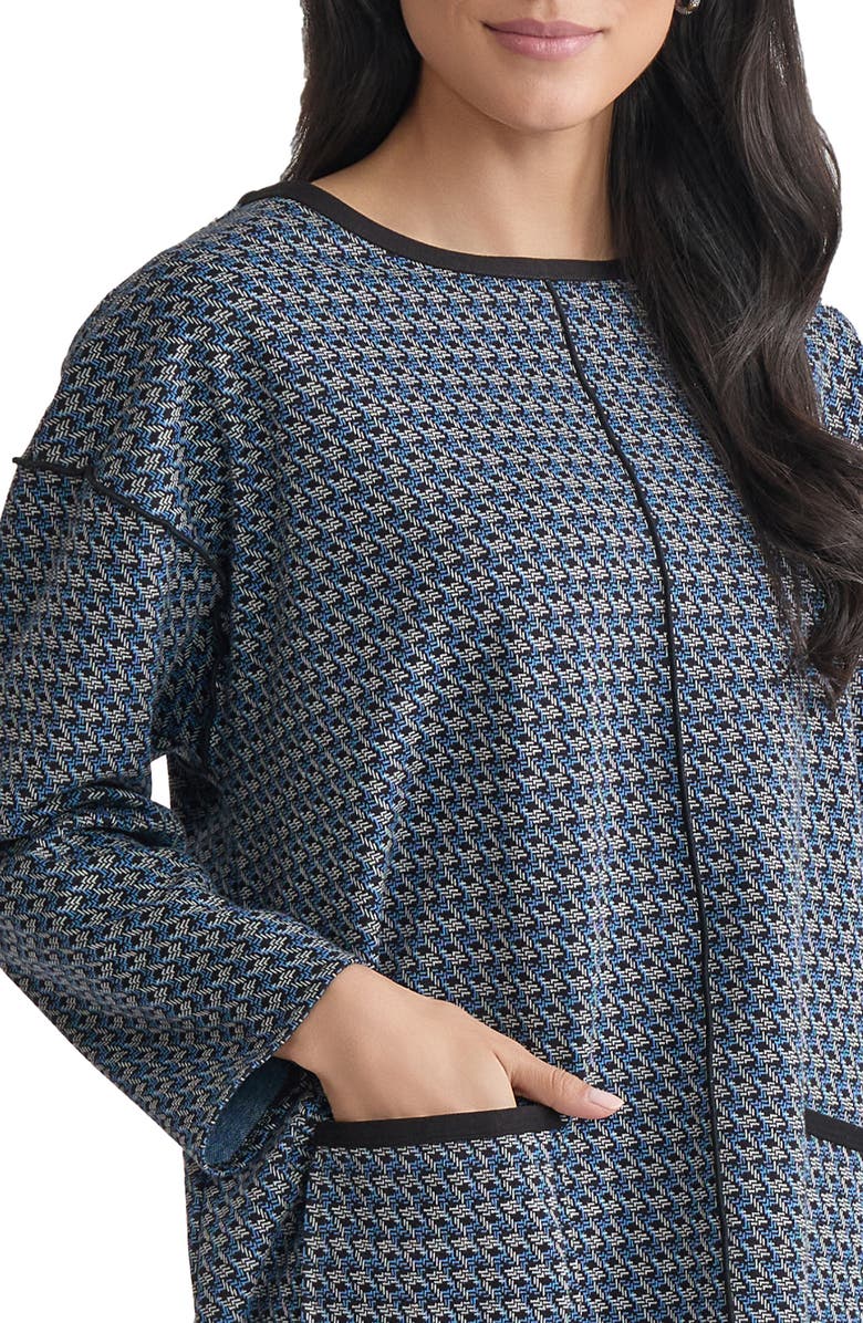 Jones New York Binding Edge Pocket Top, Alternate, color, Jones Black Multi